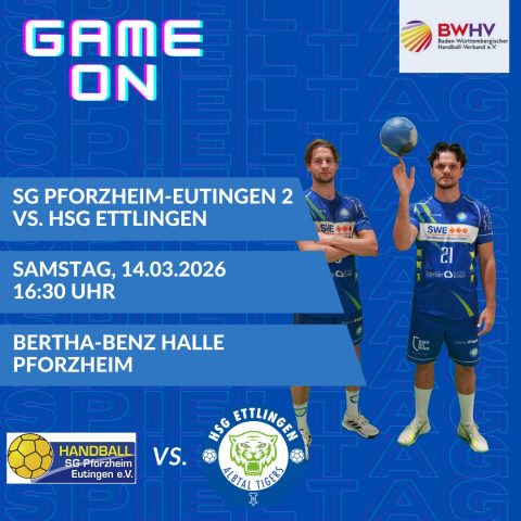 Teaserbild HSG -- SG Pforzheim/Eutingen 14.03.2026